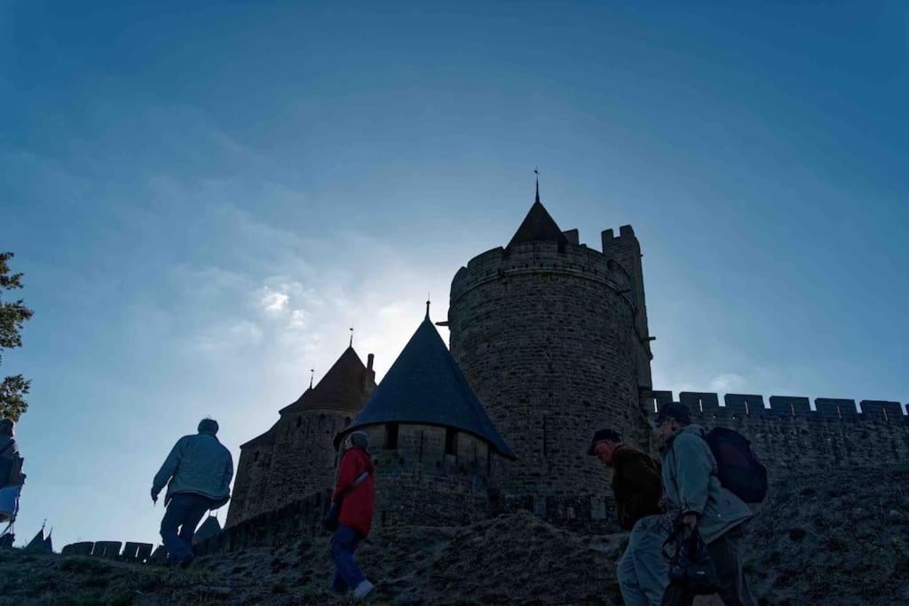 La Maison Rue Nadaud, Au Pied Des Remparts Carcassonne Bagian luar foto