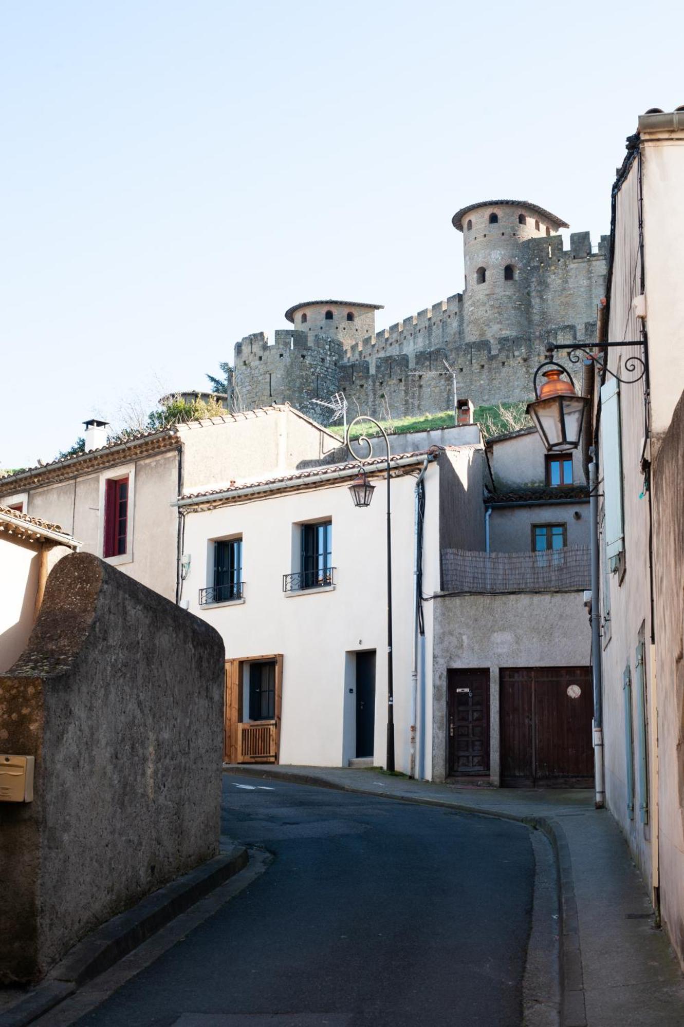 La Maison Rue Nadaud, Au Pied Des Remparts Carcassonne Bagian luar foto